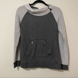 Roxy Gray and Light Gray Women's Sweater